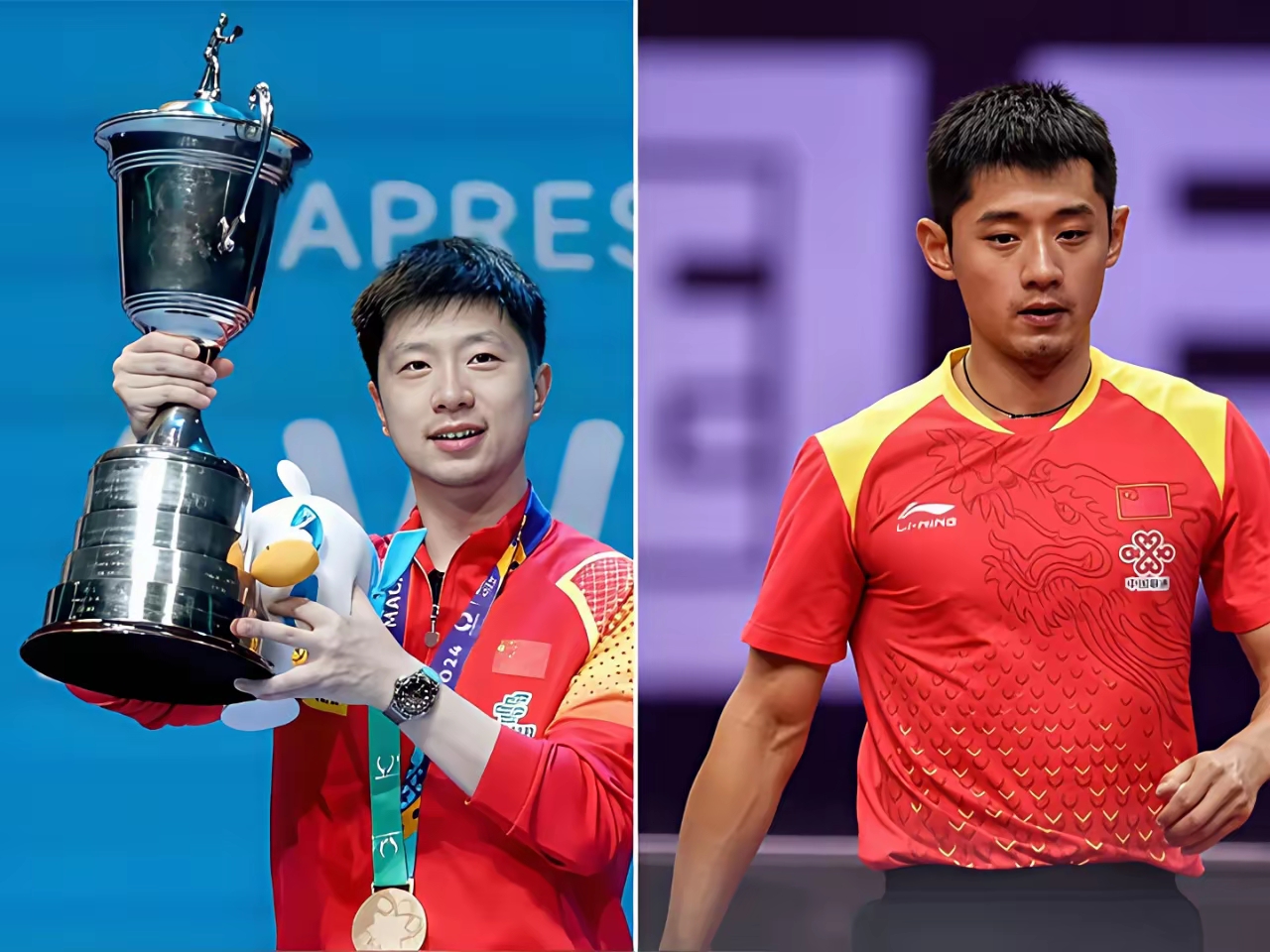 中国队碾压奥地利队，张继科惊艳四座