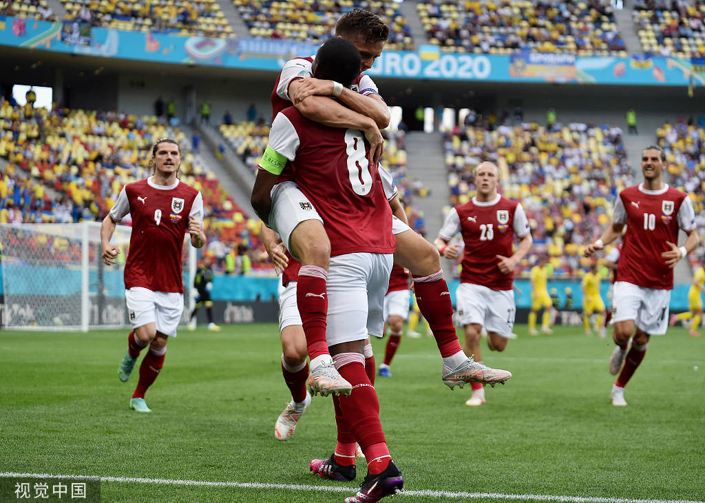 奥地利翻盘乌克兰，贝林厄姆带队取胜